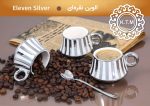قهوه خوری میزچین الوین نقره ای 2