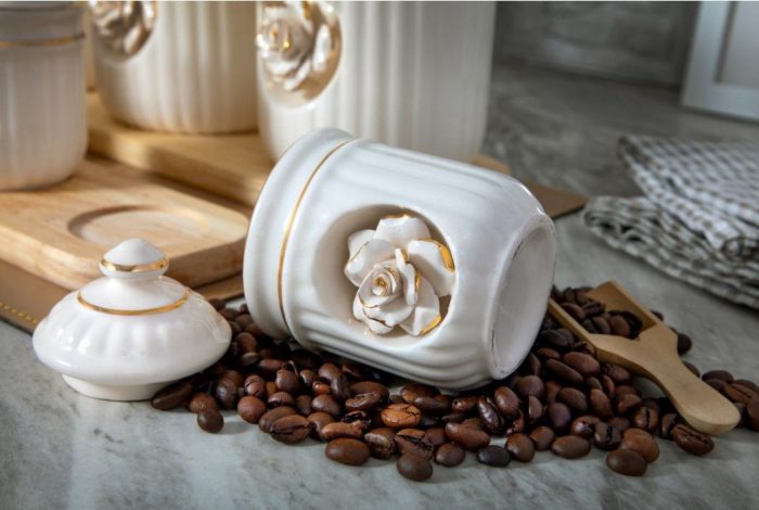 سرویس پا سماوری میزچین کرم استند چوبی 7